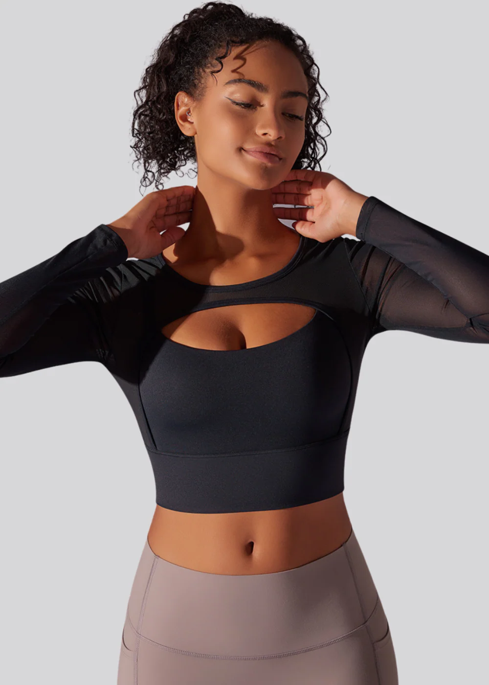 Tee-shirt FitForm - Manche Longue - Brassière Intégrée - Image 2
