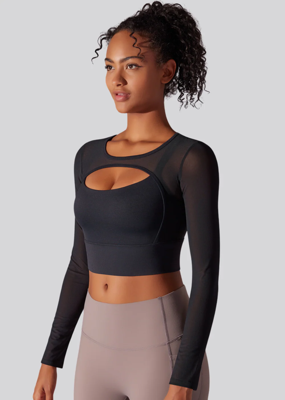 Tee-shirt FitForm - Manche Longue - Brassière Intégrée - Image 4