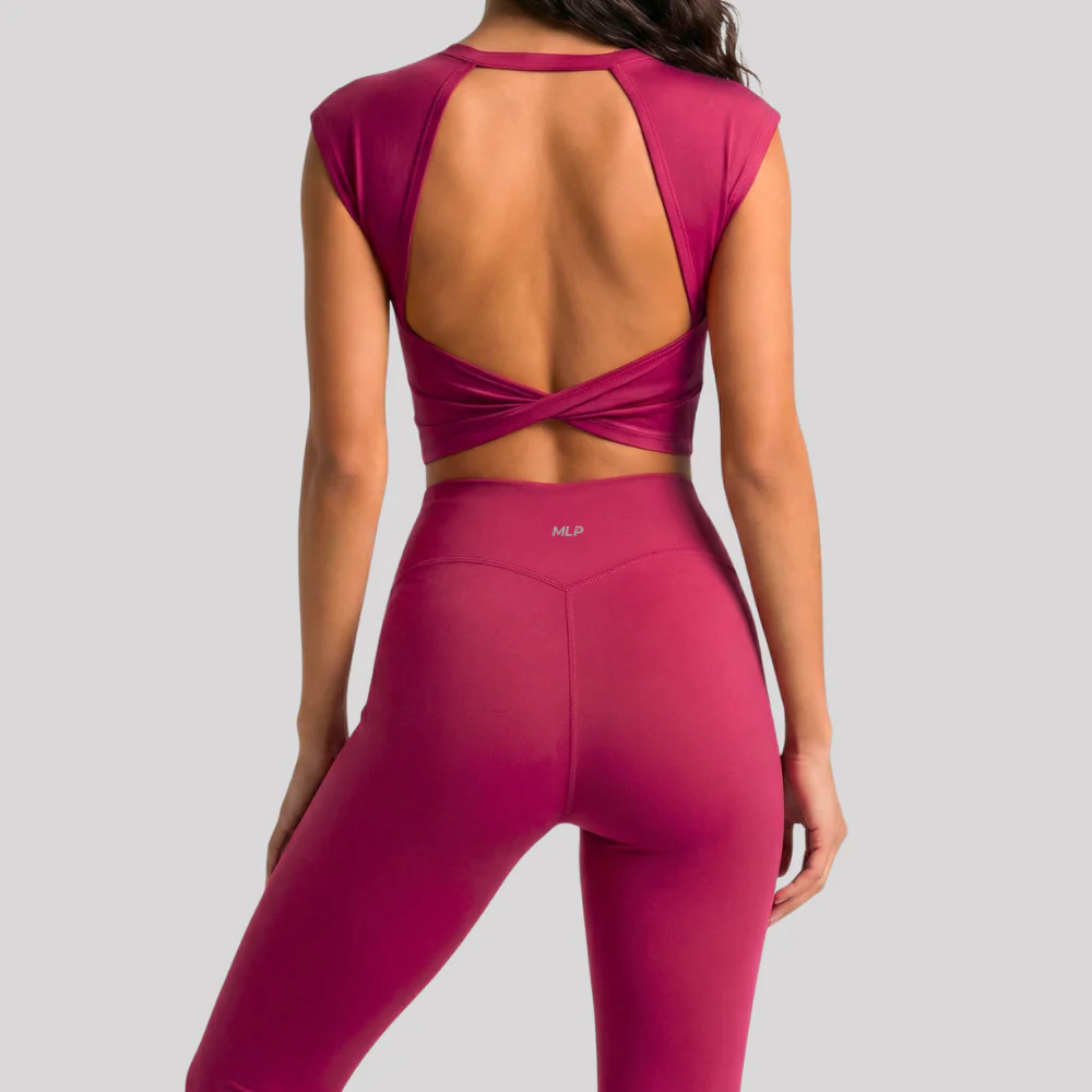 Tee-shirt Noeud - Brassière Intégrée - Image 12